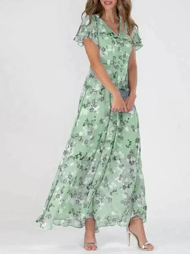Victoria | Summer Maxi Dress FashFizz
