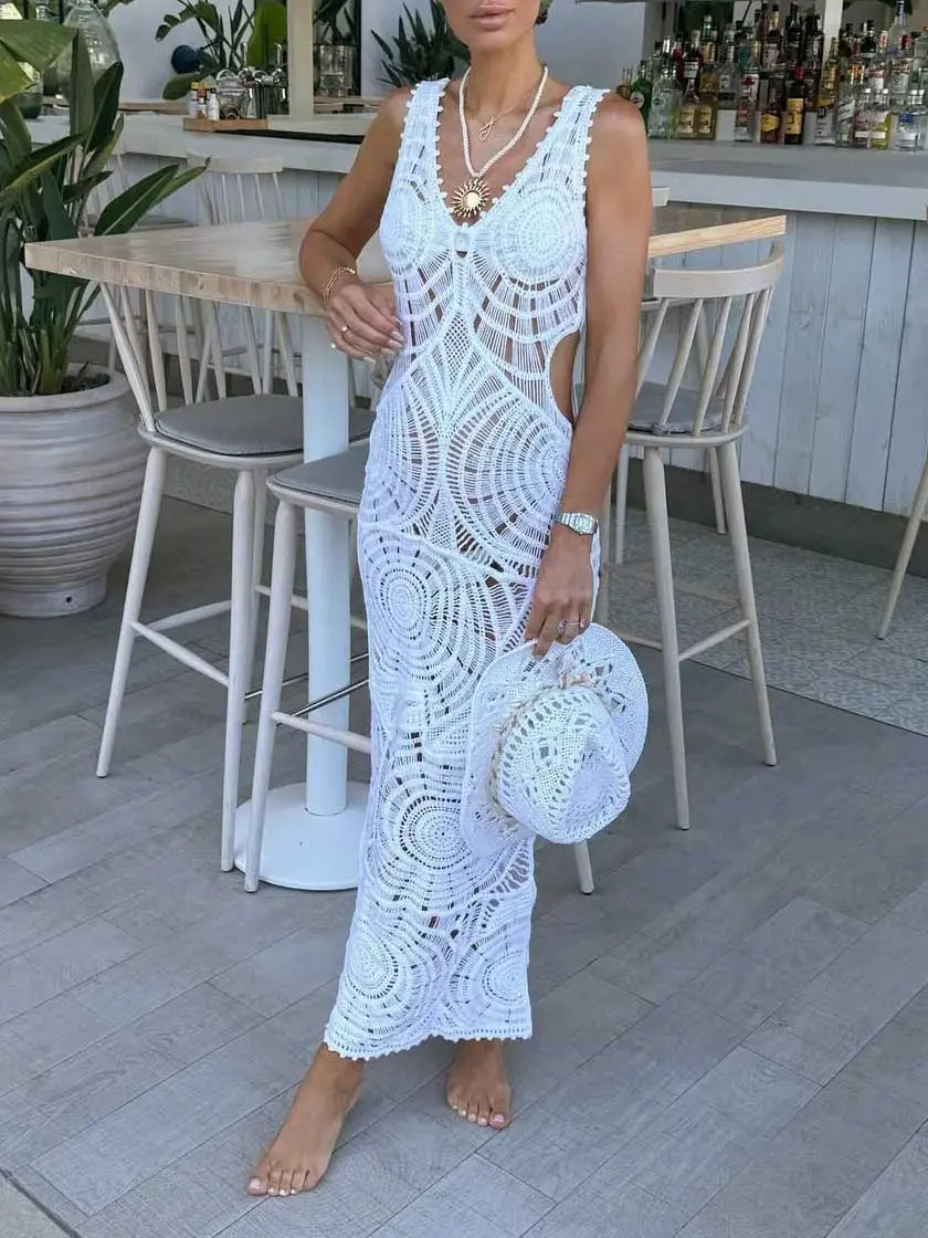 Beach Hollow Midi Dress FashFizz