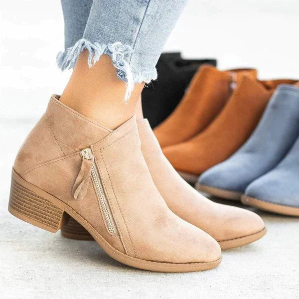 Sylvia™ | Comfortable Ankle Boots