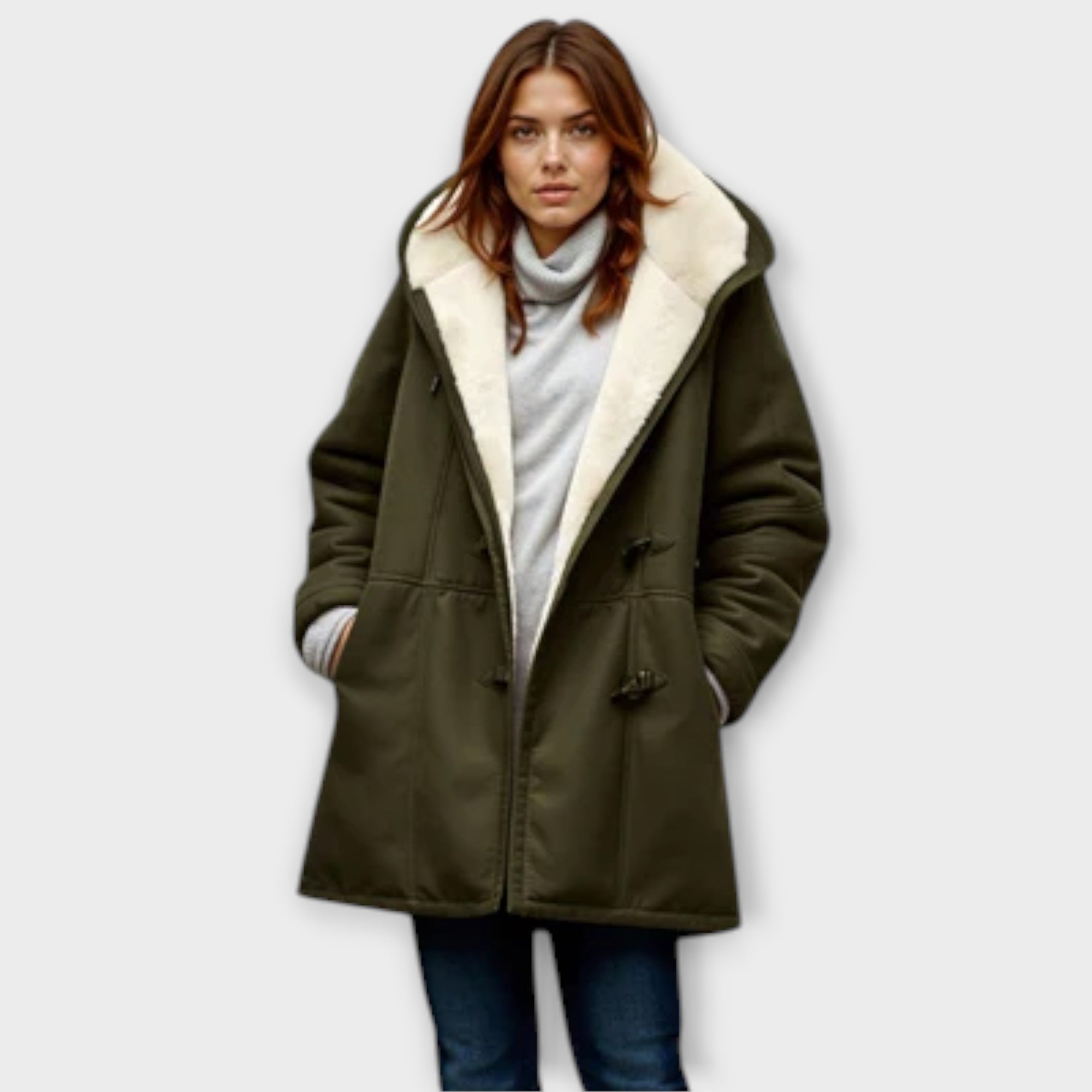 Antonia – Cosy Faux Fur-Lined Coat
