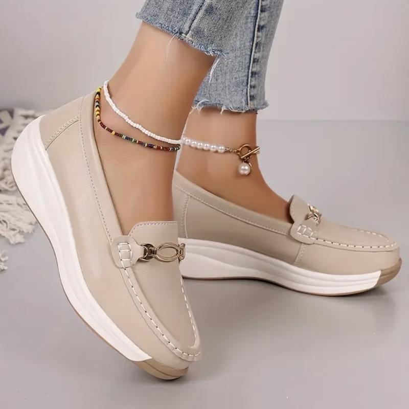 Sylvia™ – Buckle Detail Loafers