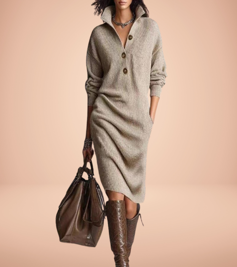 Carmen | Warm Knit Dress, Elegant and Comfortable