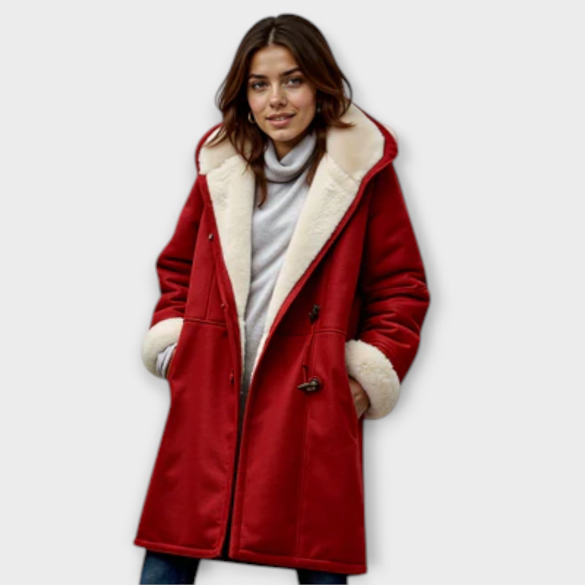 Antonia – Cosy Faux Fur-Lined Coat