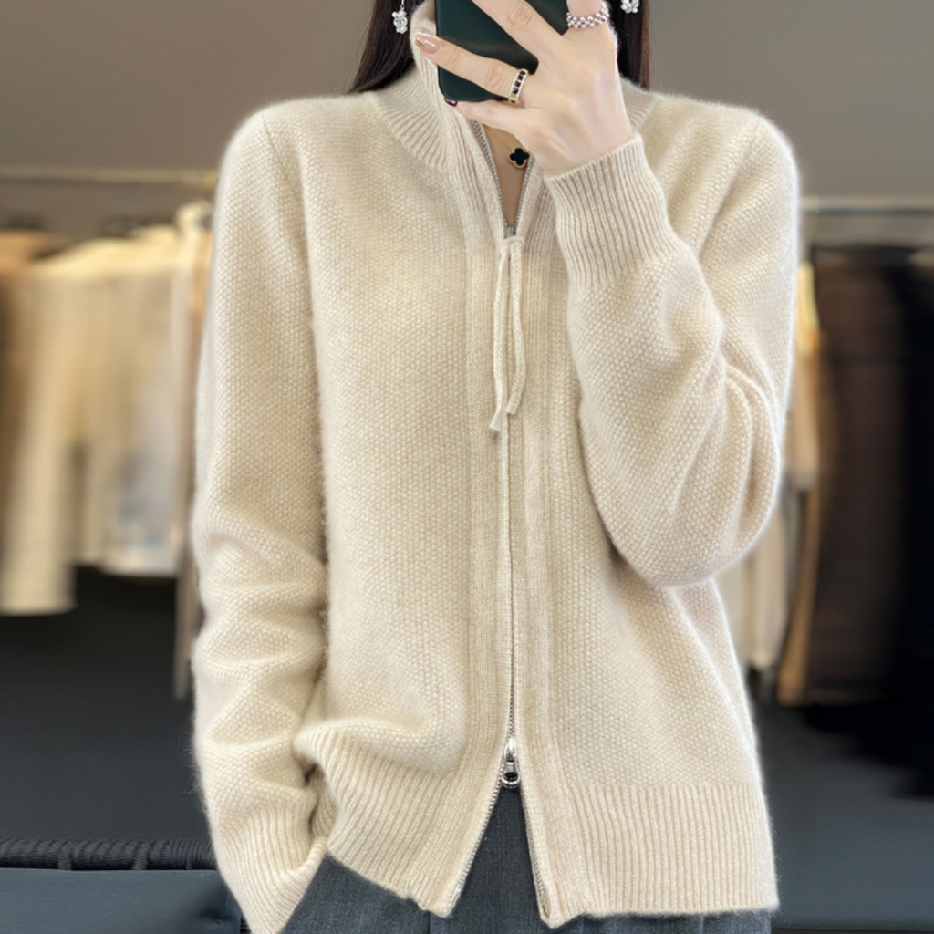 Lisa | Cashmere Zip Vest