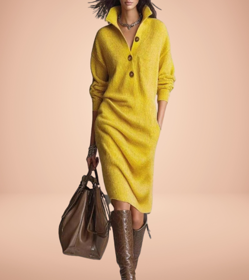Carmen | Warm Knit Dress, Elegant and Comfortable