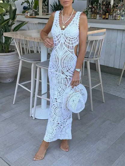 Beach Hollow Midi Dress FashFizz