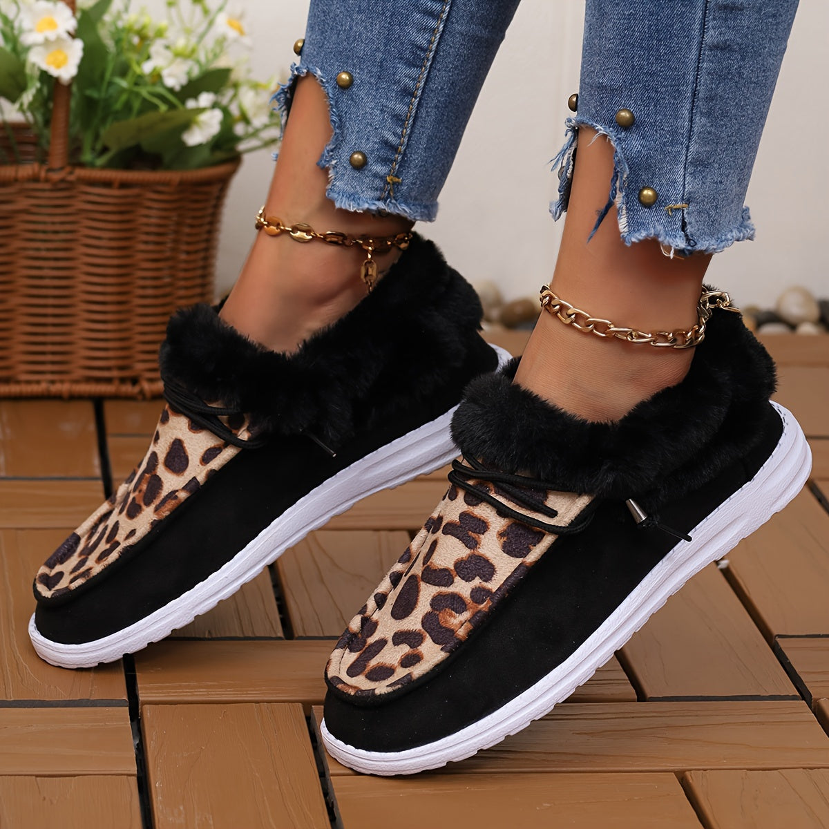 Sylvia™ - Leopard Print Casual Shoes