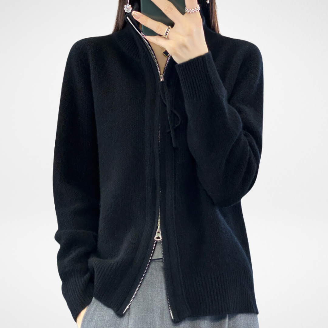 Lisa | Cashmere Zip Vest