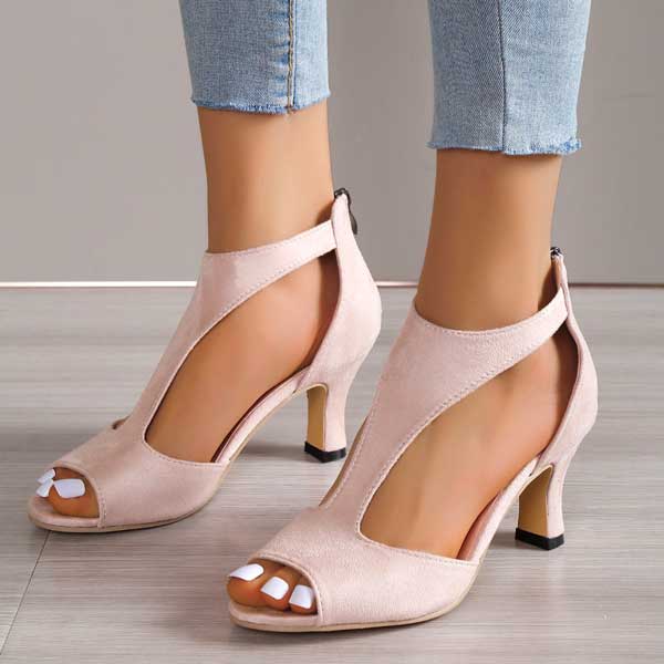 Sylvia™ – Cutout Peep Toe Heels