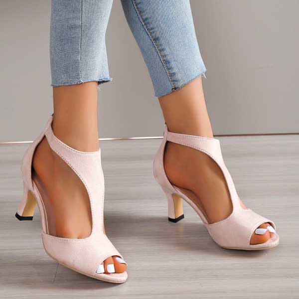 Sylvia™ – Cutout Peep Toe Heels