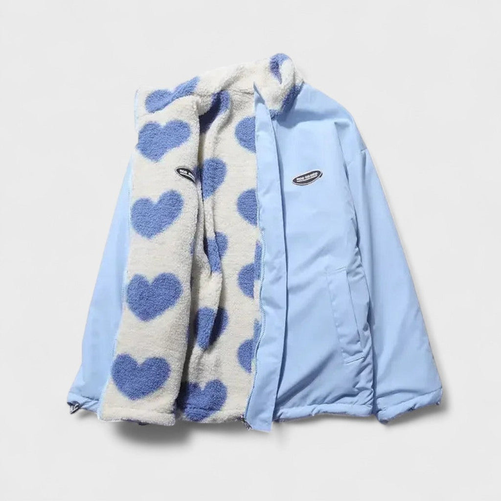 Katharina - Reversible heart jacket