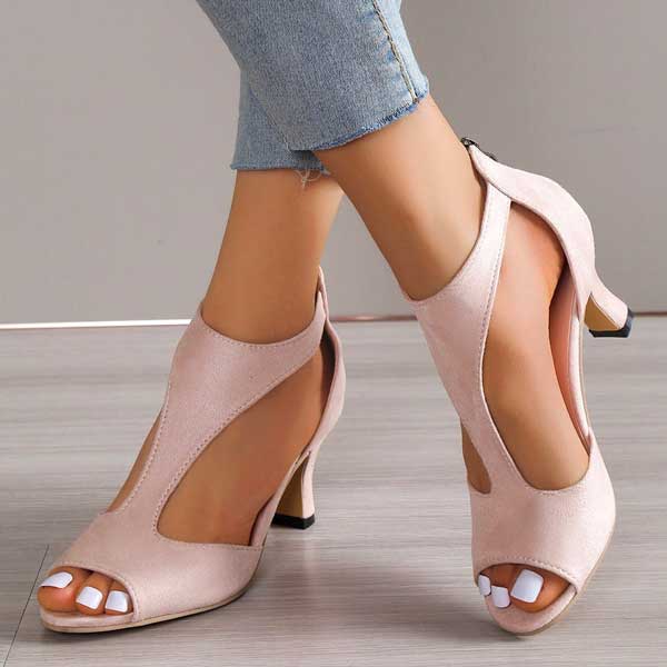 Sylvia™ – Cutout Peep Toe Heels