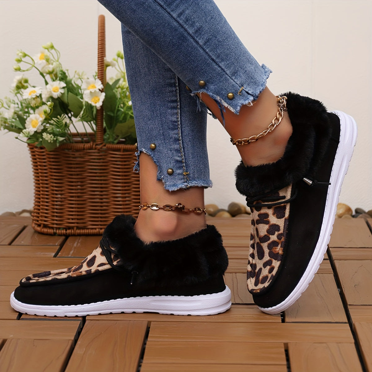 Sylvia™ - Leopard Print Casual Shoes